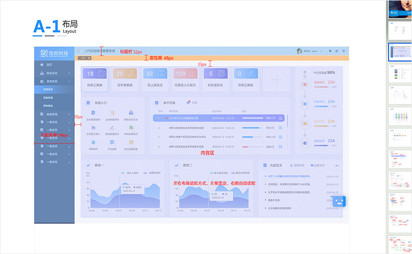 奪秒科技二代征信綜合管理系統(tǒng)交互和界面設計-藍藍設計